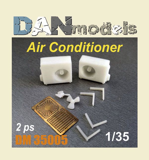 1:35 Material for dioramas. air conditioners set 2 pcs. resin. Photo-etched