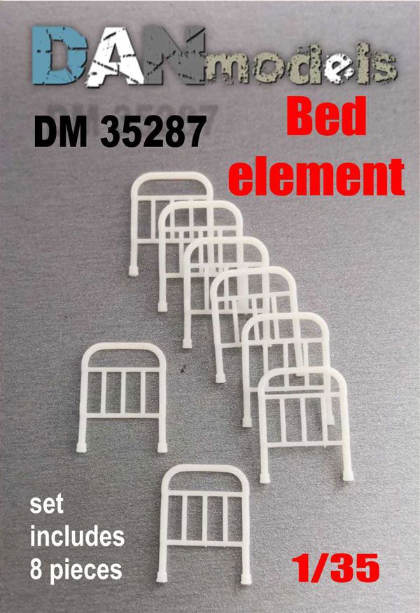 1:35 Material for dioramas. bed elements. (bed wastes) set of 8 pcs. Resin.