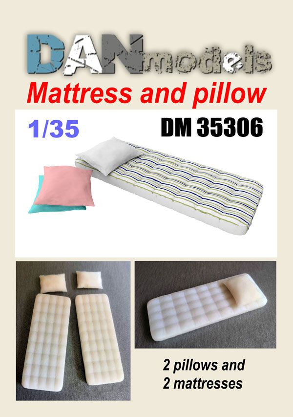1:35 Material for dioramas. Mattresses and pillows