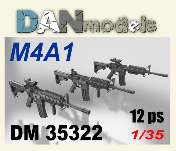 1:35 M4A1 machine gun