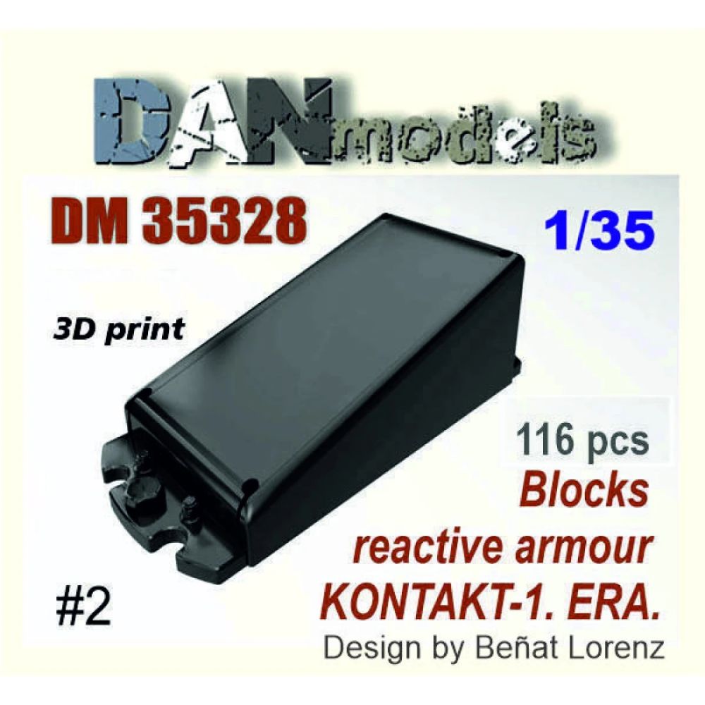 1:35 Blocks Reactive Armour Kontakt-1 Era 116 Pcs