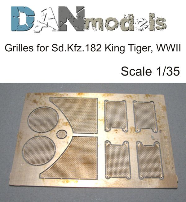 1:35 Grilles for King Tiger, WWII