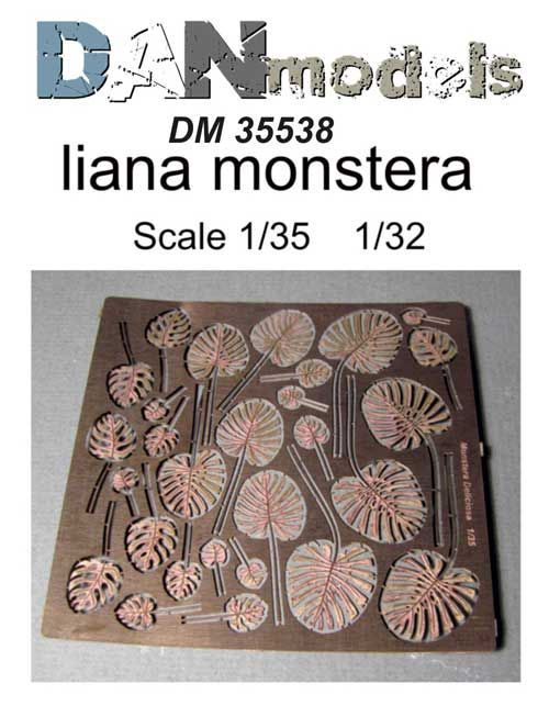 1:35 Photo-etched set liana monstera