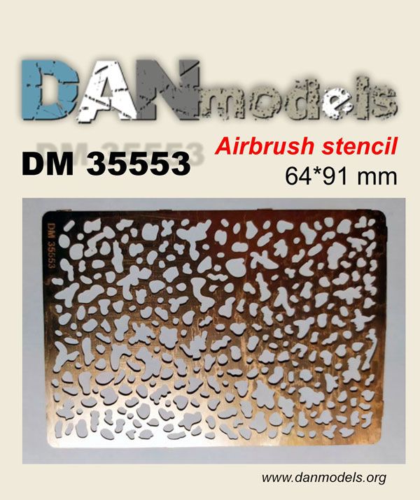 1:35 Airbruch stencil 64*91 mm