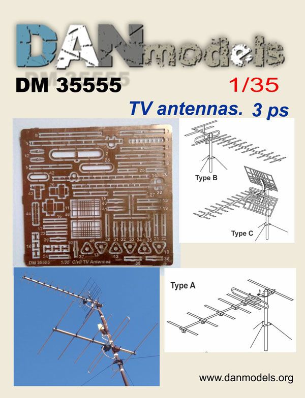 1:35 TV antennas. 3 ps