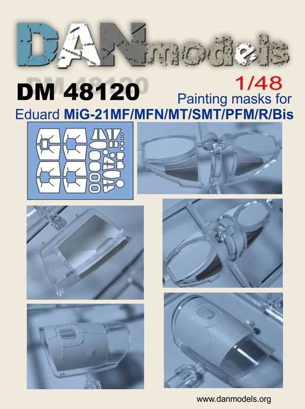1:48 Painting masks for MiG-21 Eduard MiG-21MF/MFN/MT/SMT