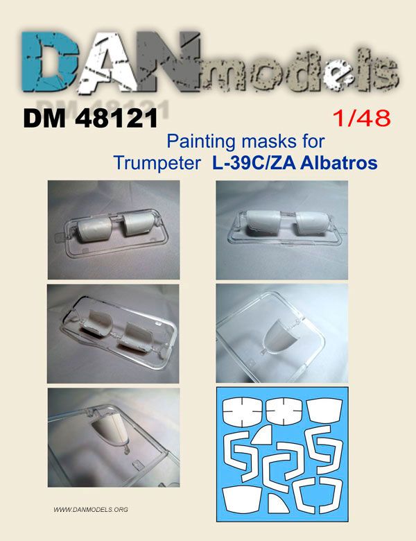 1:48 Painting masks for L-39 C/ZA Albatros (Trumpeter)