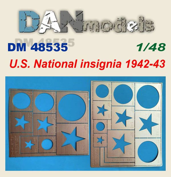 1:48 US national insignia 1942-43