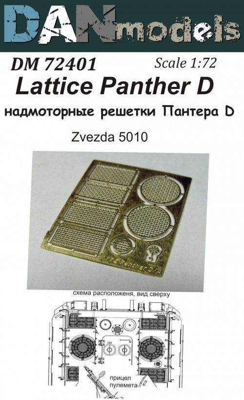 1:72 Grilles Panther D (Zvezda)