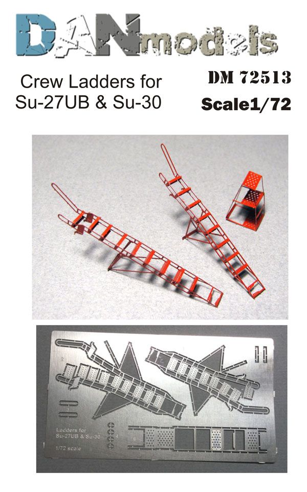 1:72 LADDERS FOR PILOTS OF SU-27UB AND SU-30 AIRCRAFT