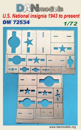 1:72 US National insignia 1943 to present