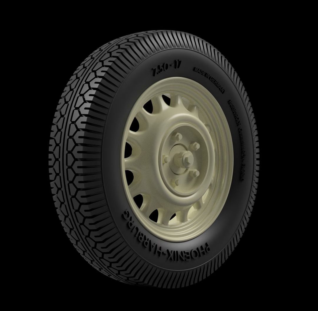 1:35 Schwimmwagen 'Trippel' Road Wheels No.2 (Phoenix-Harburg)
