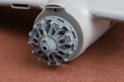 1:72 B-25 Mitchell - 3D-Printed Engine Set (2 pcs / for Hasegawa Kits)
