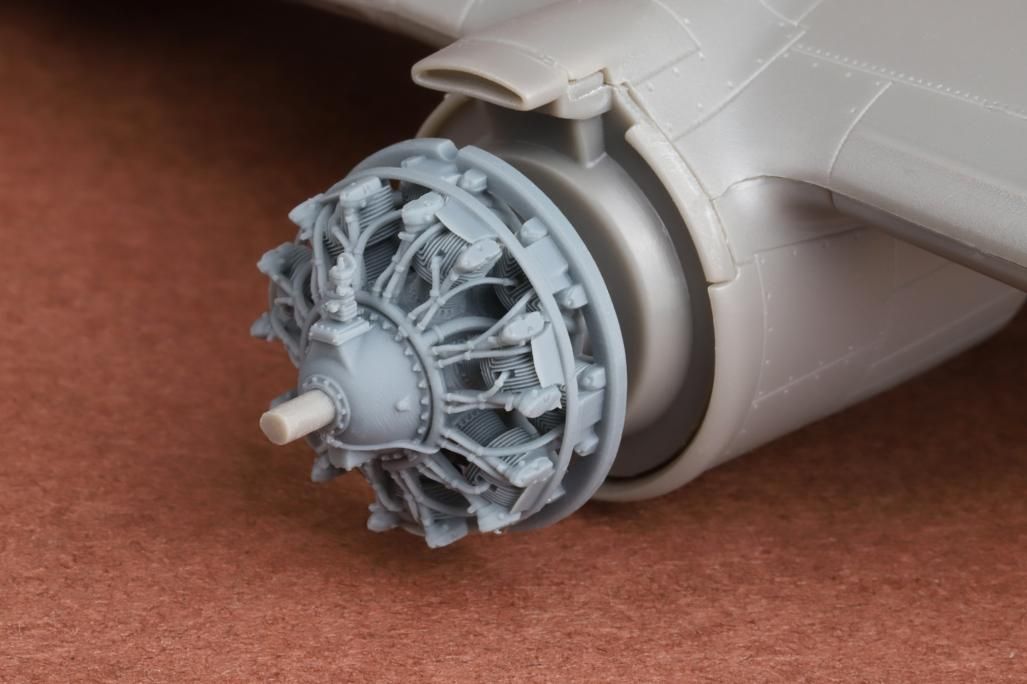 1:72 B-25 Mitchell - 3D-Printed Engine Set (2 pcs / for Airfix Kits)