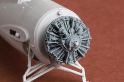 1:72 Wildcat F4F-3 engine & exhaust set for Arma Hobby kit