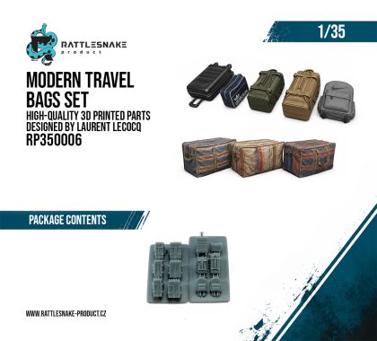1:35 Modern Travel Bags Set 12pcs