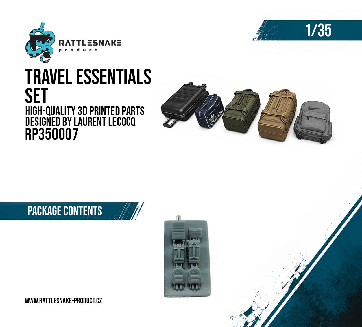 1:35 Travel Essentials Set 6pcs