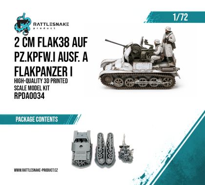 1:72 2 cm Flak 38 auf Panzer I Ausf. A