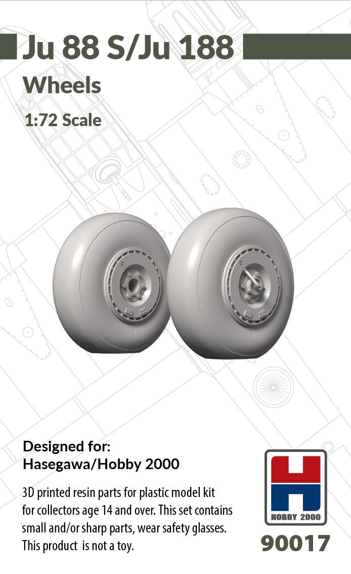 1:72 Ju-88S/Ju 188 Wheels