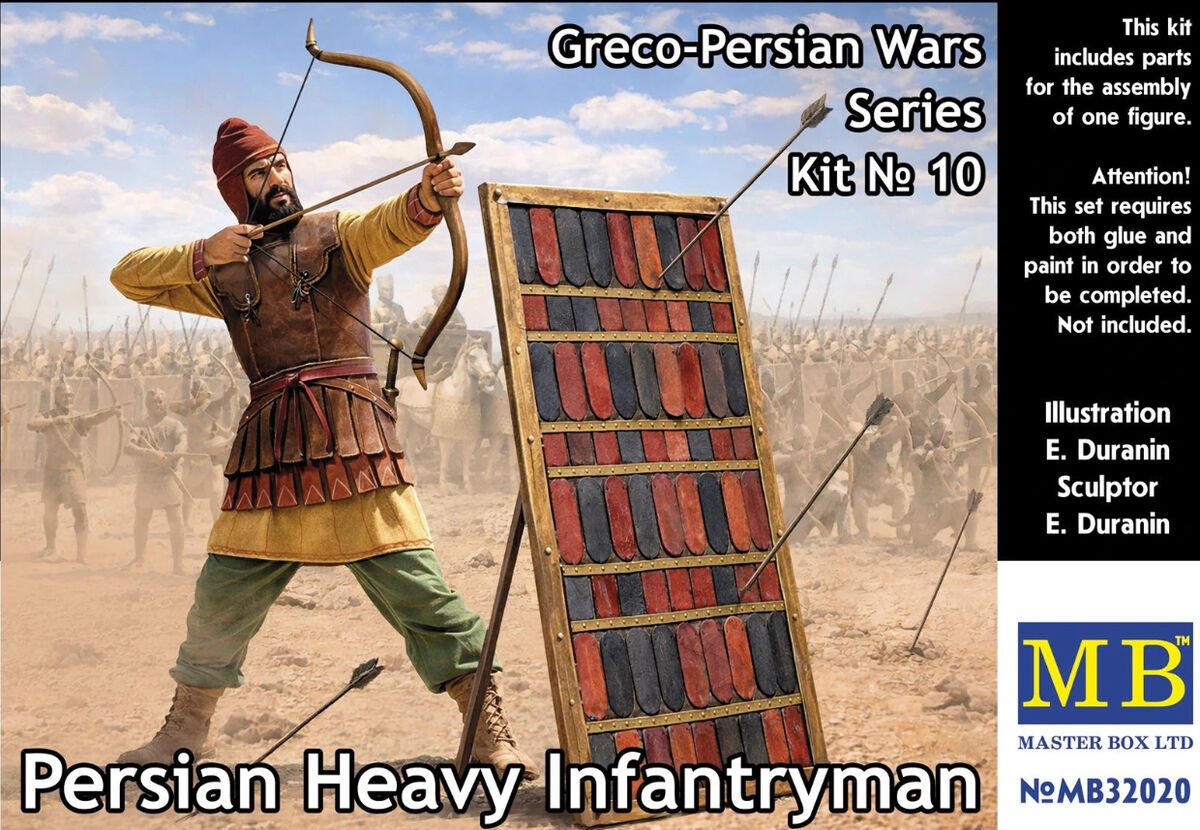 1:32 Greco-Persian Wars Series Kit No.10 - Persian Heavy Infantryman (1 Figure)