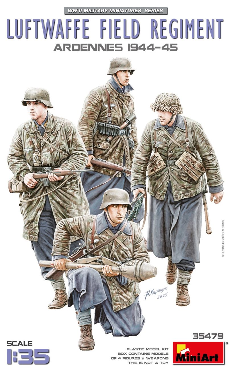 1:35 LUFTWAFFE FIELD REGIMENT. ARDENNES 1944-45