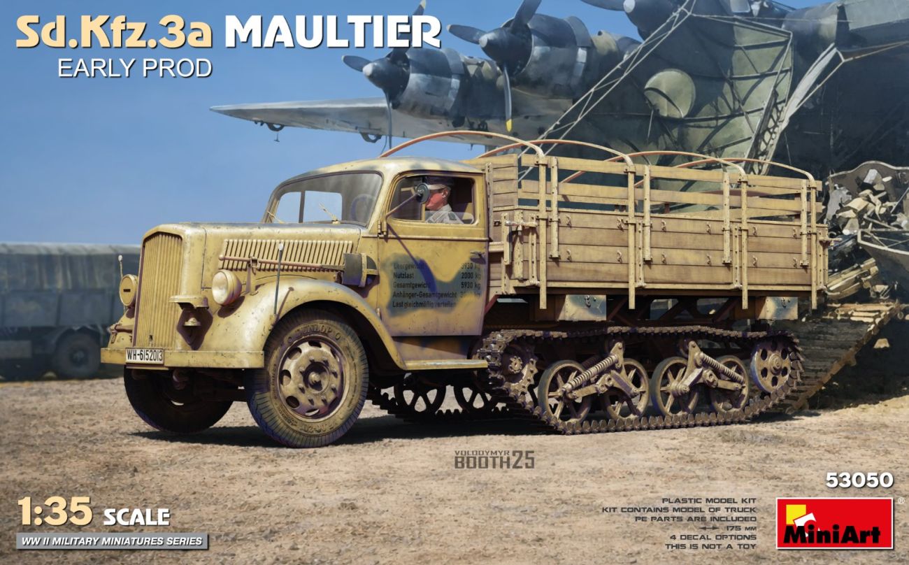 1:35 Sd.Kfz.3a Maultier. Early Production.