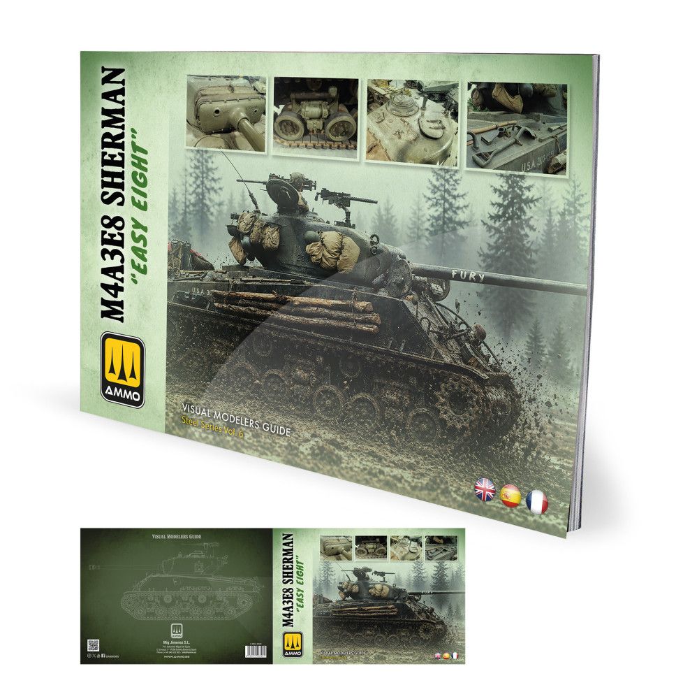 MAA3E8 SHERMAN – EASY EIGHT - Visual Modelers Guide (Multilingual)