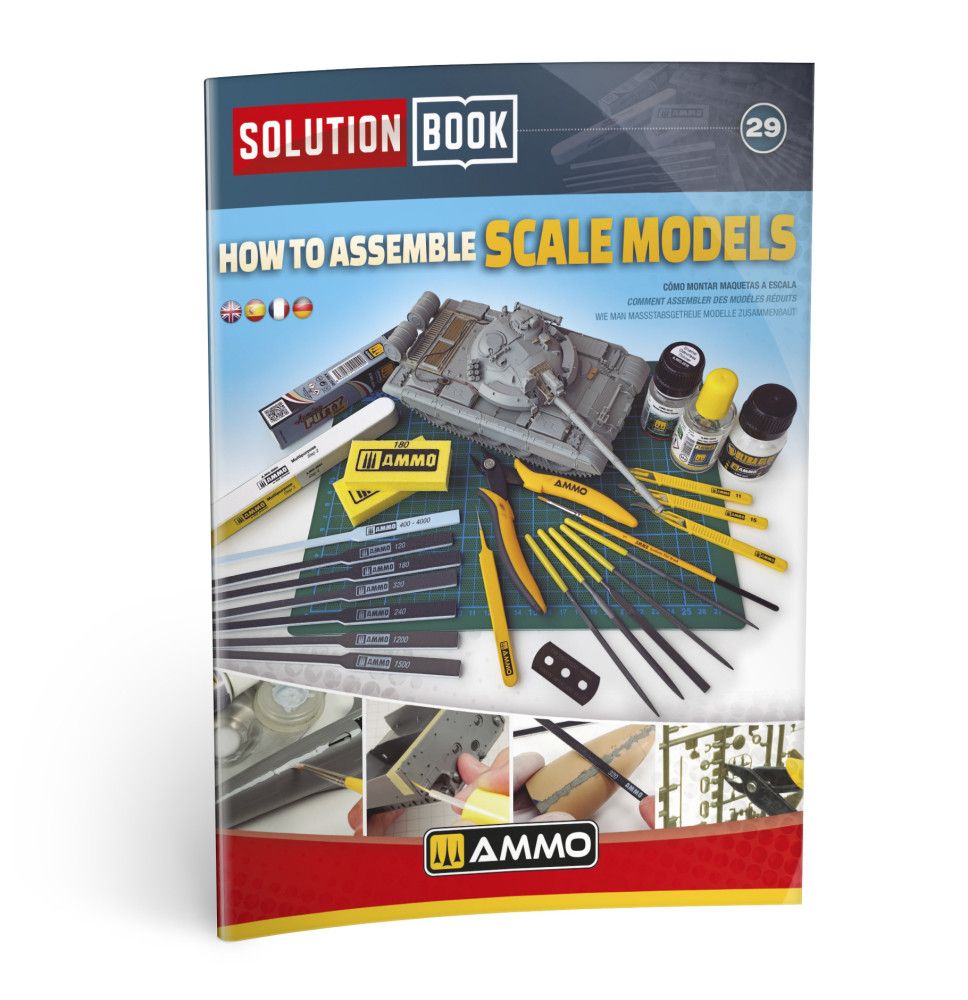 SOLUTION BOOK 29 - BEGINNERS: How to Assemble Scale Models (Multilingual)