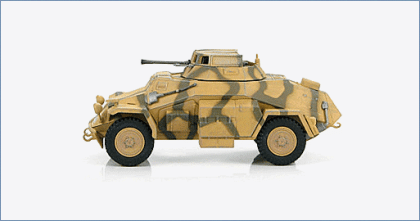 1:48 SdKfz 222. Leichter Panzerspahwagen (4X4) 10th Panzer Division, Russia 1943