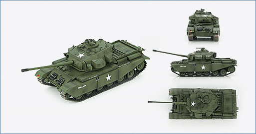 1:72 Centurion Mk.III A Squadron, 8th King's Royal Irish Hussars, 29th Infantry Brigade, Korea 1951