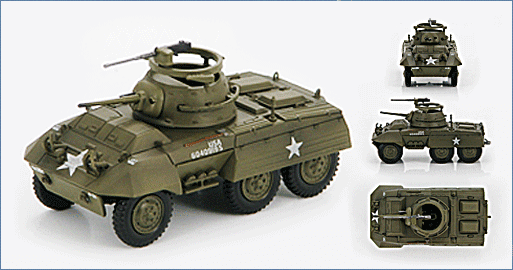 1:72 US M8 Light Amored Car A Troop, 25th Mechanized Cavalry Recon. Sqn., 4th Armored Division