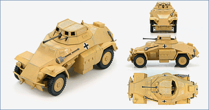 1:48 Sd. Kfz. 222 Leichter Panzerspähwagen (4x4) 