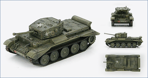 1:72 British Cromwell IV 1st Regiment, Czech Independent Brigade, Dunkirk, May 1945