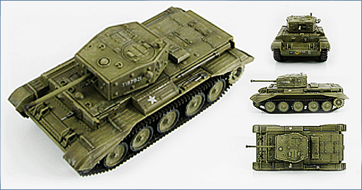 1:72 British Cromwell IV Command Tank of 1st Polish Armour Div., Brigadier Stanislaw Maczek, 1944
