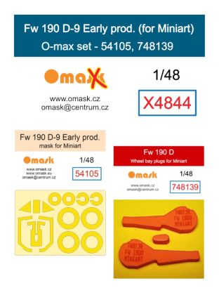 1:48 Fw 190 D-9 Early Production O-max set (for Miniart)