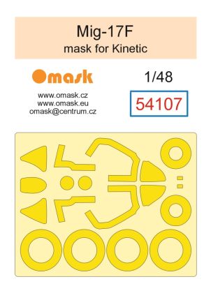 1:48 Mig-17F mask (for Kinetic)