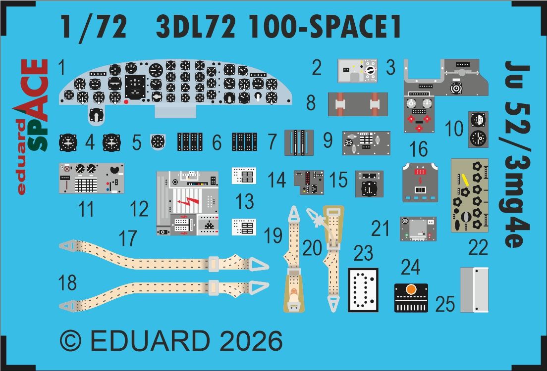 1:72 Ju 52/3mg4e - Space Set (for Airfix Kits)