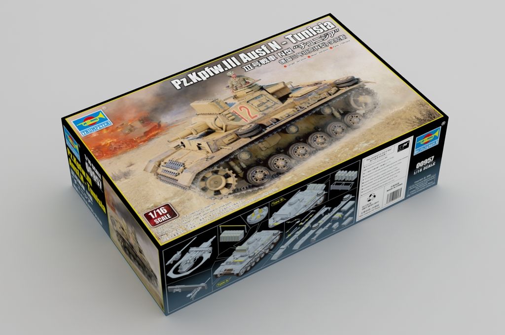 1:16 Pz.Kpfw.III Ausf.N - Tunisia 1942/1943