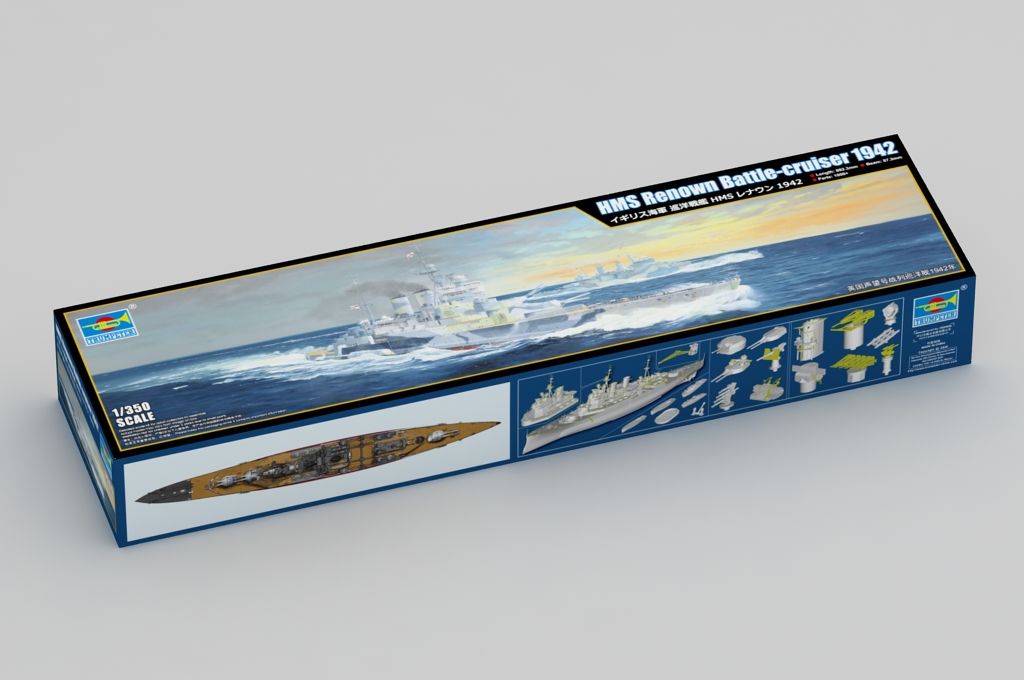 1:350 HMS Renown Battlecruiser (1942)