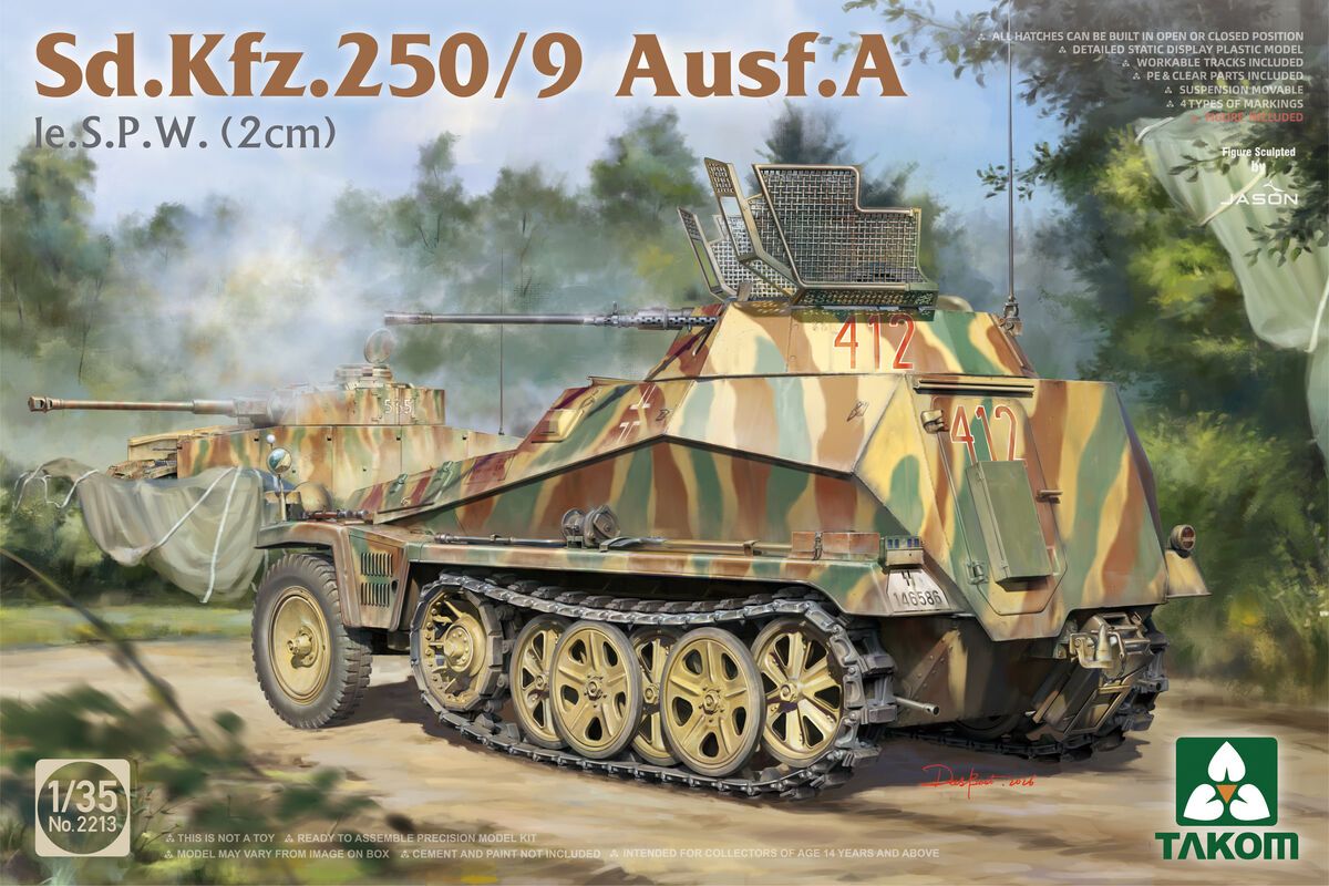 1:35 Sd.Kfz.250/9 Ausf.A Ie.S.P.W (2cm)
