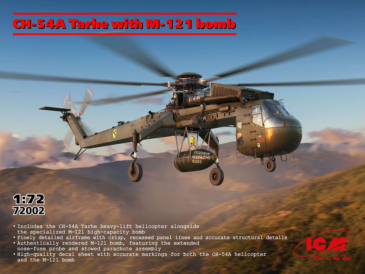 1:72 CH-54 A Tarhe with M-121 Bomb