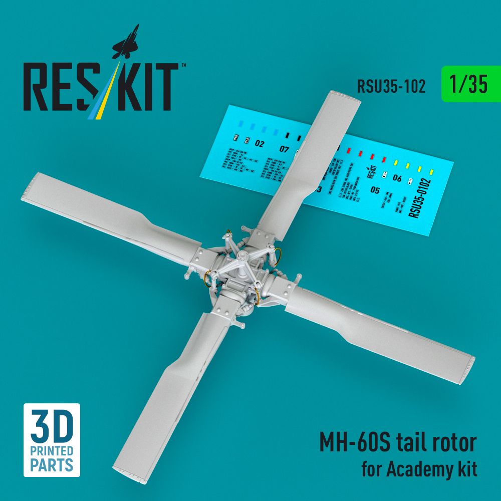 1:35 MH-60S tail rotor for Academy