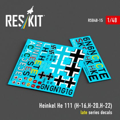 1:48 Heinkel He 111 (H-16, H-20, H-22) late series - decals