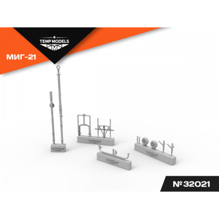 AIRFIELD TOWBAR MIG-21 1/32