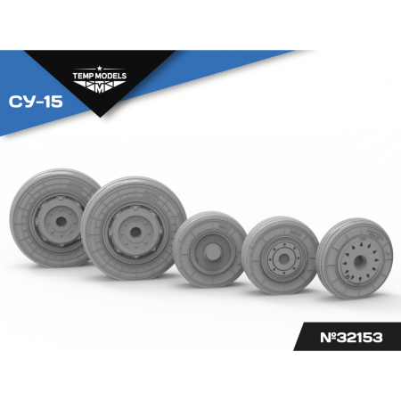 HIGHLY DETAILED WHEEL SET SU-15 1/32