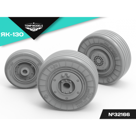 HIGHLY DETAILED WHEEL SET YAK-130 1/32