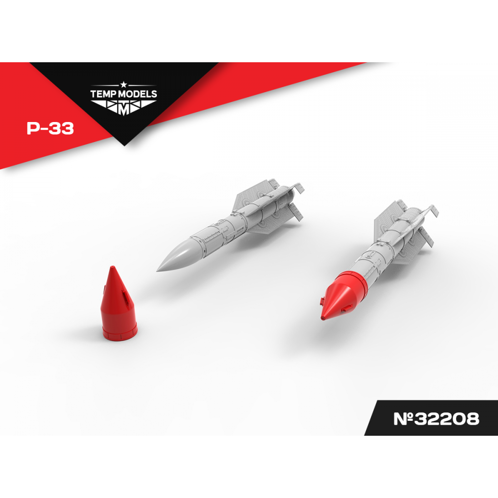 HIGHLY DETAILED MISSILE R-33 1/32