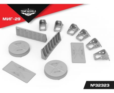 SET OF PLUGS AND PADS FOR MIG-29 1/32