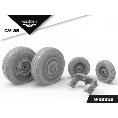 HIGHLY DETAILED WHEEL SET SU-35 1/32