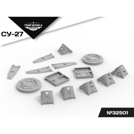 SET OF PLUGS AND PADS FOR SU-27 1/32